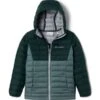 COLUMBIA BOYS POWDER LITE HDD JKT METAL SPRUCE 23