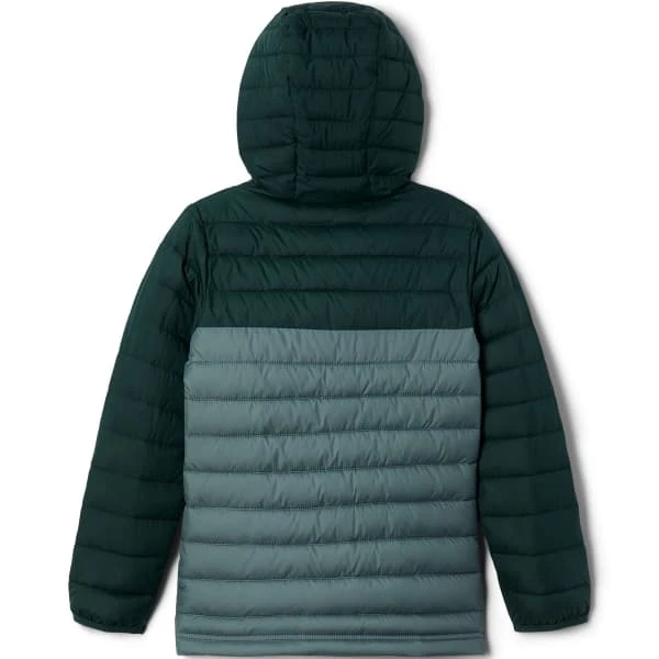 COLUMBIA BOYS POWDER LITE HDD JKT METAL SPRUCE 23 2 COLUMBIA BOYS POWDER LITE HDD JKT METAL SPRUCE 23 - Image 2