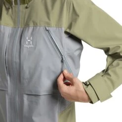 Haglöfs HAGLÖFS VASSI TOURING GTX JACKET W CONCRETE/THYME GREEN 23 -Warm Winter Outlet Store 9 129632 vassi touring gtx jacket w concrete thyme green 605022 4vv 05