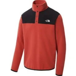 THE NORTH FACE M TKA GLACIER SNP PO TNF BLACK/TANDOORI SPICE RED 23