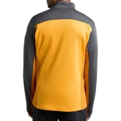 Haglöfs HAGLÖFS ROC FLASH MID HALFZIP M MAGNETITE/SUNNY YELLOW 23 -Warm Winter Outlet Store 9 130657 606046 5m4 04