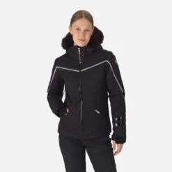 ROSSIGNOL W SKI JKT BLACK 23 5 ROSSIGNOL W SKI JKT BLACK 23 -Warm Winter Outlet Store 9 130726 w ski jkt black rllwj07 200 03