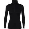 ICEBREAKER 260 TECH LS HALF ZIP W BLACK 23