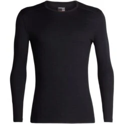 ICEBREAKER MERINO 200 OASIS LS CREWE BLACK 23