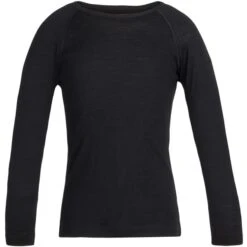 ICEBREAKER 200 OASIS LS CREWE KIDS BLACK 23