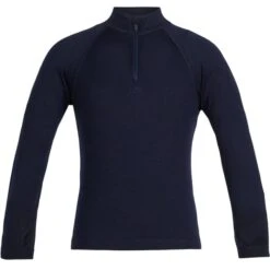 ICEBREAKER 260 TECH LS HALF ZIP MIDNIGHT NAVY 23