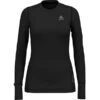ODLO T-SHIRT ML NATURAL 100% MERINO W BLACK 23