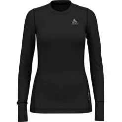 ODLO T-SHIRT ML NATURAL 100% MERINO W BLACK 23