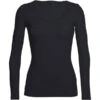 ICEBREAKER WMNS SIREN LS SWEETHEART BLACK 23