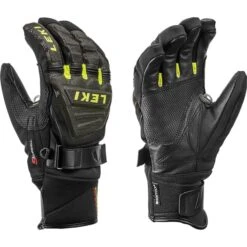 LEKI GANTS RACE COACH C-TECH NOIR/JAUNE 23