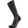 UYN LADY SKI CASHMERE SOCKS GREY STONE/COPPER 23