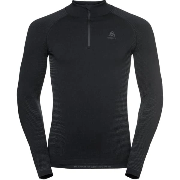 ODLO PERFORMANCE WARM ECO BL TOP TURTLE NECK L/S HALF ZIP BLK/NEW ODLO GRAPH GREY 23 1 ODLO PERFORMANCE WARM ECO BL TOP TURTLE NECK L/S HALF ZIP BLK/NEW ODLO GRAPH GREY 23