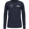 ODLO TS ML ACTIVE WARM ORIGINALS KIDS DIVING NAVY/PLACED PRINT 22
