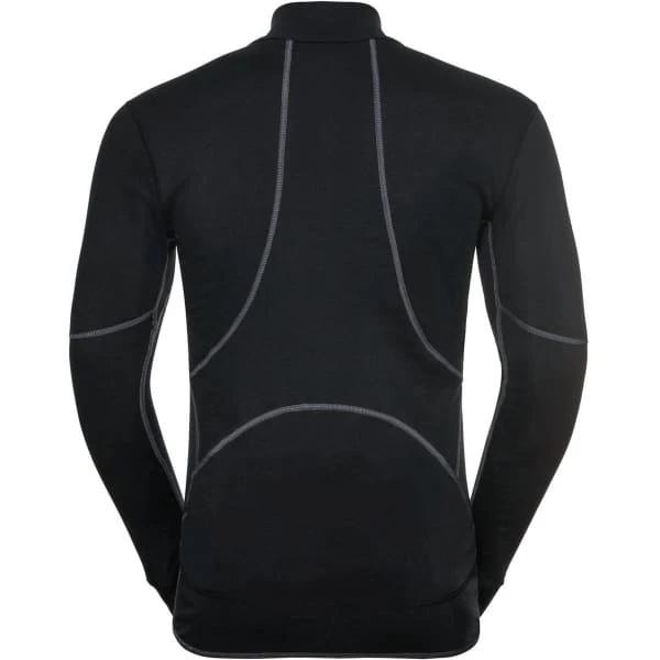 ODLO T-SHIRT ML 1/2 ZIP X-WARM BLACK 23 2 ODLO T-SHIRT ML 1/2 ZIP X-WARM BLACK 23 - Image 2