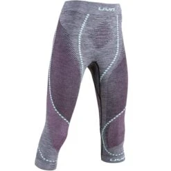 UYN LADY AMBITYON UW PANTS MEDIUM MELANGE BLACK MELANGE/PINK/AQUA 22 -Warm Winter Outlet Store 9 76377 u100056 b617 03