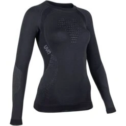 UYN LADY FUSYON UW SHIRT LG SL BLACK/ANTHRACITE/ANTHRACITE 22 -Warm Winter Outlet Store 9 76380 u100025 b017 03