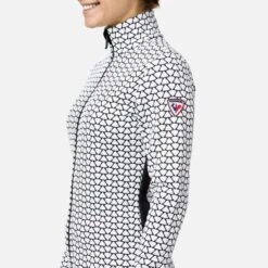 ROSSIGNOL W HIVER PR FULL ZIP WHITE 22 -Warm Winter Outlet Store 9 76704 w hiver pr full zip white rliwl73 100 03