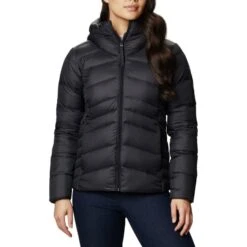COLUMBIA AUTUMN PARK DOWN HOODED BLACK 23