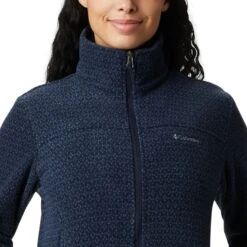 COLUMBIA FAST TREK PRINTED JKT W DARK NOCTURNAL 22 -Warm Winter Outlet Store 9 78797 fast trek printed jkt w dark nocturnal 1622211 474 05