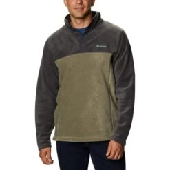 COLUMBIA STEENS MOUNTAIN HALF SNA STONE GREEN, SH 23