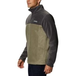 COLUMBIA STEENS MOUNTAIN HALF SNA STONE GREEN, SH 23 -Warm Winter Outlet Store 9 78811 steens mountain half sna stone green sh 1861681 397 03