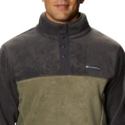 COLUMBIA STEENS MOUNTAIN HALF SNA STONE GREEN, SH 23 -Warm Winter Outlet Store 9 78811 steens mountain half sna stone green sh 1861681 397 04