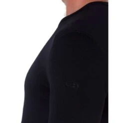 ICEBREAKER MENS 260 TECH LS CREWE BLACK 23 -Warm Winter Outlet Store 9 79513 mens 260 tech ls crewe black ib104371001 04