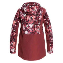 ROXY ANDIE PARKA JK OXBLOOD RED LEOPOLD 21 -Warm Winter Outlet Store 9 80980 andie parka jk oxblood red leopold erjtj03274 rre1 04