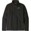 PATAGONIA M'S BETTER SWEATER 1/4 ZIP BLACK 23