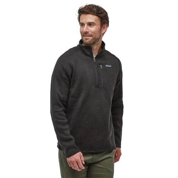 PATAGONIA M'S BETTER SWEATER 1/4 ZIP BLACK 23 3 PATAGONIA M'S BETTER SWEATER 1/4 ZIP BLACK 23 - Image 3
