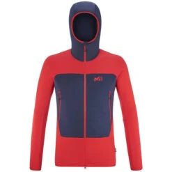 MILLET FUSION GRID HOODIE M RED/SAPHIR 23