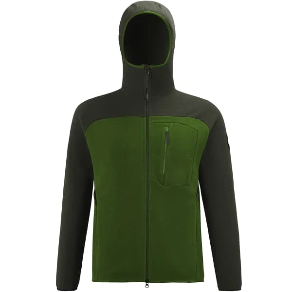 MILLET ABRASION FLEECE HOODIE M FERN/DARK GREY 22 1 MILLET ABRASION FLEECE HOODIE M FERN/DARK GREY 22