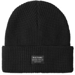 PICTURE YORK BEANIE BLACK 23