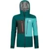 ORTOVOX 3L DEEP SHELL JACKET W PACIFIC GREEN 23