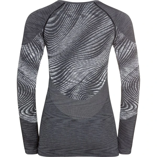 ODLO BLACKCOMB ECO BL TOP CREW NECK L/S W BLACK SPACE DYE 23 2 ODLO BLACKCOMB ECO BL TOP CREW NECK L/S W BLACK SPACE DYE 23 - Image 2