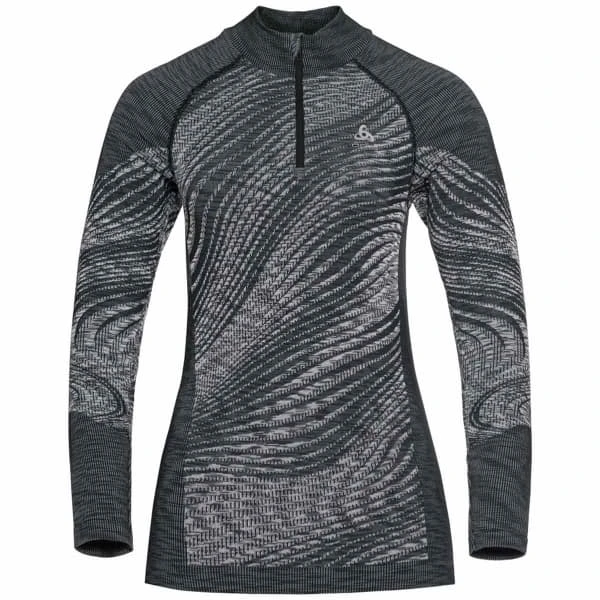 ODLO BLACKCOMB ECO BL TOP TURTLE NECK L/S HALF ZIP W BLACK SPACE DYE 23 1 ODLO BLACKCOMB ECO BL TOP TURTLE NECK L/S HALF ZIP W BLACK SPACE DYE 23