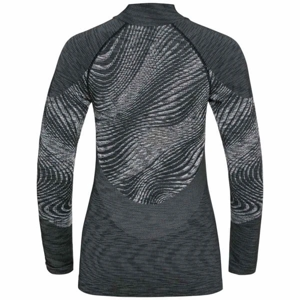 ODLO BLACKCOMB ECO BL TOP TURTLE NECK L/S HALF ZIP W BLACK SPACE DYE 23 2 ODLO BLACKCOMB ECO BL TOP TURTLE NECK L/S HALF ZIP W BLACK SPACE DYE 23 - Image 2