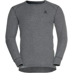 ODLO ACTIVE WARM ECO BL TOP CREW NECK L/S ODLO STEEL GREY MELANGE 23