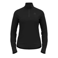 ODLO BERRA MIDLAYER 1/2 ZIP W BLACK 23
