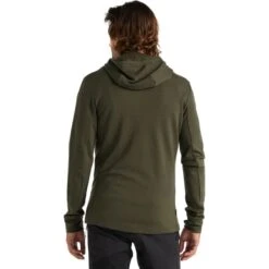 ICEBREAKER MERINO QUANTUM III LS ZIP HOODIE LODEN 23 -Warm Winter Outlet Store 9 95505 quantum iii ls zip hoodie loden ib0a59jx069 03