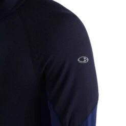 ICEBREAKER MENS 260 ZONE LS HALF ZIP MIDNIGHT NAVY/ROYAL NAVY 23 -Warm Winter Outlet Store 9 95608 260 zone ls half zip midnight navy royal navy ib104361078 06