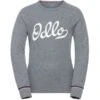 ODLO ACTIVE WARM ORIGINALS ECO KIDS BL TOP CREW NECK L/S ODLO STEEL GREY MELANGE 23