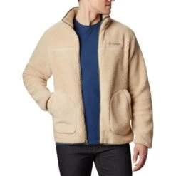 COLUMBIA RUGGED RIDGE II SHERPA FLEECE ANCIENT FOSSIL, STONE GREEN 23