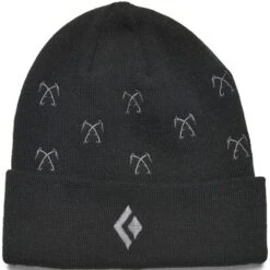 BLACK DIAMOND EMBROIDERED BEANIE BLACK 22