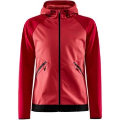 CRAFT GLIDE HOOD JKT W PINK-MACHINE 22