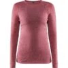 CRAFT CORE WOOL MERINO LS TEE W PINK 23
