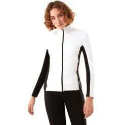 COLMAR L SWEATSHIRT FULL ZIP SKI WHITE 23